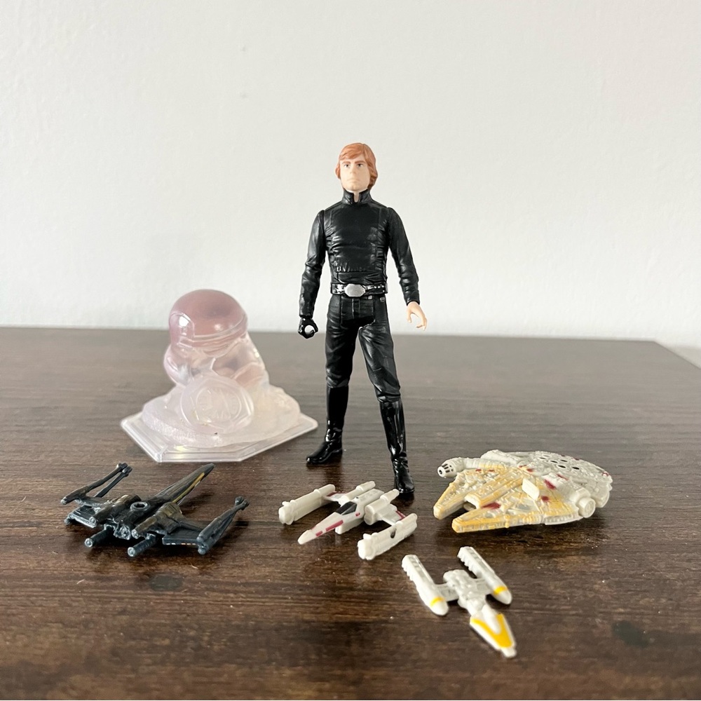 Star Wars Luke Skywalker Action Figure Infinity Millenium Falcon Micro Machines